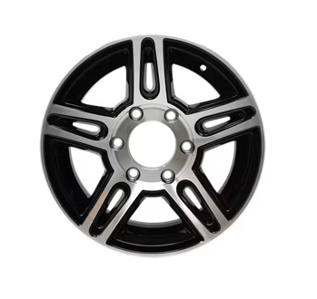 Tredit 15" x 6" Aluminum Wheel 655 Pinnacle Series Black
