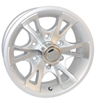 Tredit 16" x 6" Aluminum Wheel 655 1411 Series Silver