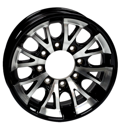 Tredit 16" x 6" Aluminum Wheel 865 1411 Series Black