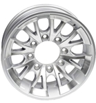 Tredit 16" x 6" Aluminum Wheel 865 1411 Series Silver
