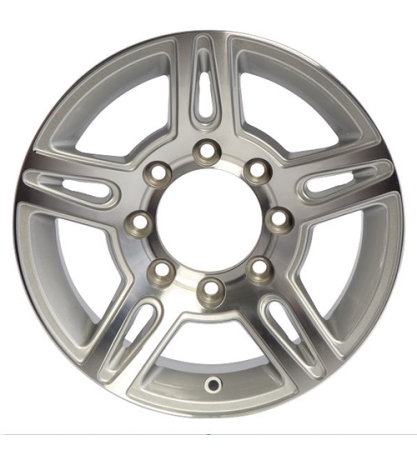 Tredit 16" x 6" Aluminum Wheel 865 Pinnacle Series Silver