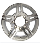 Tredit 16" x 6" Aluminum Wheel 865 Pinnacle Series Silver