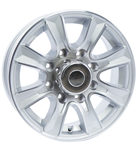 Tredit 16" x 6" Aluminum Wheel 865 Thoroughbred Series Silver