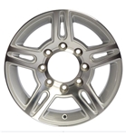 Tredit 17.5" x 6.75" Aluminum Wheel 865 Pinnacle Series Silver