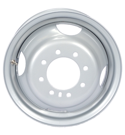 16" x 6" Silver Dual Wheel 865