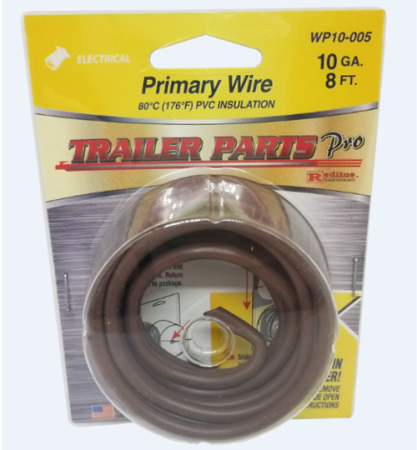 10 Gauge Brown Wire 8ft