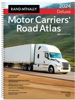 Rand McNally 2023 Deluxe Motor Carriers Road Atlas