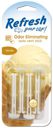 Odor Eliminating Vent-Stick Air Freshener, Vanilla