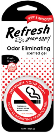 Odor Eliminating Scented Gel Air Freshener, Fresh Scent