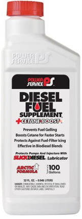 32oz Diesel Fuel Supplement Plus Cetane Boost & Slick Diesel