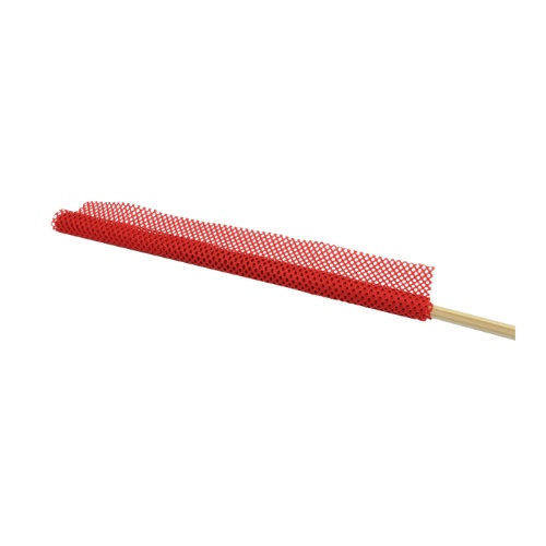 RoadPro 16 x 16 Red Mesh Warning Flag with Wooden Dowel