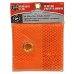 RoadPro 18" x 18" Orange Mesh Flag w/ Grommets