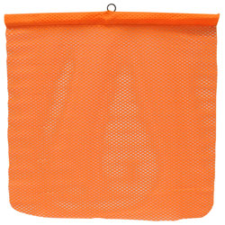 RoadPro 18" x 18" Orange Log Haulers Flag w Metal Hanger