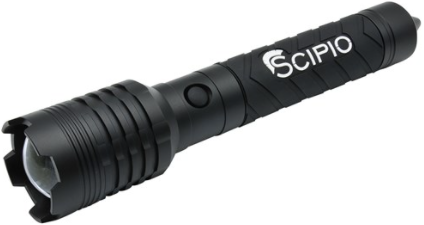 Scipio Rechargeable Flashlight, 4000 Lumens