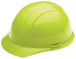 Americana 4-Point Safety Hat, Hi-Vis Lime