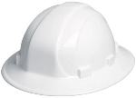 Omega II Full Brim Ratchet Hat, White