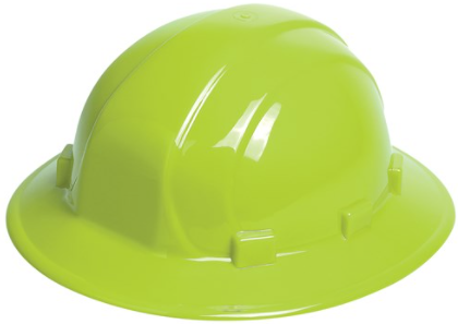 Omega II Full Brim Ratchet Hat, Hi-Visibility Lime