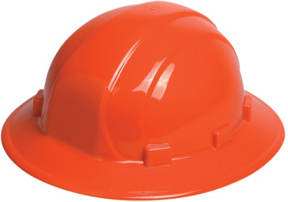 Omega II Full Brim Ratchet Hat, Hi-Visibility Orange