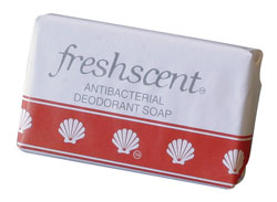 Convenience Kits International 1oz. Freshscent Antibacterial Deodorant Wrapped Shower Soap, 500-Piece Case