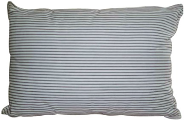 JS Fiber 20" x 28" Blue White ACA Striped Grandma Pillow