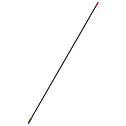 Francis 4' Hot Rod CB Antenna, Black