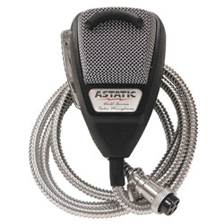 Noise Canceling 4-Pin CB Microphone, Silver Edition