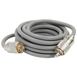 9' RG8X Cable with PL259 Connectors