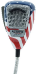 Astatic 636L Noise Canceling 4-Pin CB Microphon Stars N' Stripes