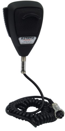 Astatic 636L Noise Canceling 4 Pin CB Microphone, Rubberized