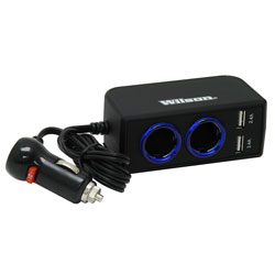 Wilson Antennas 12V Dual 2.4A USB Adapter with 3' Cord