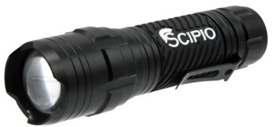 Scipio Tactical Aluminum Zoom Flashlight