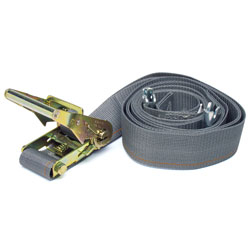 Kinedyne 2" x 16' Logistic Strap, Ratchet and Spring Fitting