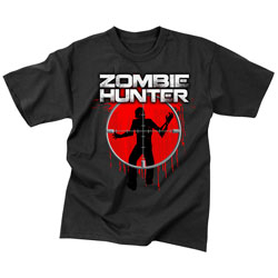 Rothco Short Sleeve Vintage Zombie Hunter Black T-Shirt