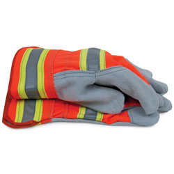 BlackCanyon Outfitters High Visibility Split Cowhide Leather Work Gloves