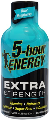 5 Hour Energy Extra Strength Blue Raspberry