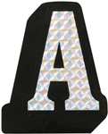 Letter A Prism Style Adhesive Letter