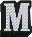 Letter Prism Style Adhesive Letter