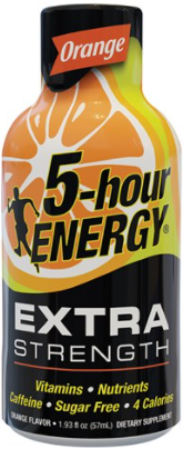 5 Hour Energy Extra Strength Orange
