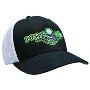 Diesel Life OSFA Flex Fit Trucker Hat, Black/White with Green