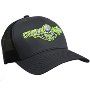 Diesel Life Snap Back Hat, Charcoal/Black with Neon Yellow