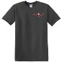 Diesel Life Men's Short Sleeve Charcoal T-Shirt with Gas Mask Design, 2X-Large