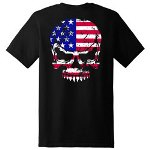 Diesel Life, American Flag Skull T-Shirt