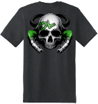 Diesel Life T-Shirt, Skull & Pumps, Grey
