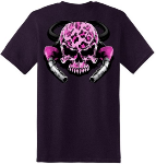 Diesel Life Ladies T Shirt, Skull & Pumps