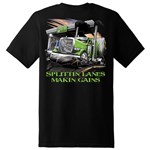 Diesel Life T-Shirt, Splittin Lanes Makin Gains