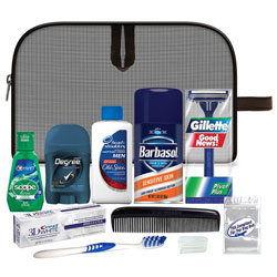 Convenience Kits International Man On The Go 10-Piece Mesh Bag Travel Kit