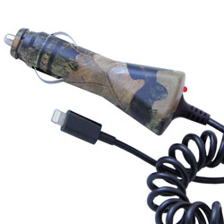 FoneGear Mossy Oak Camo Vehicle Charger 2.1A, Lightning iPhone 5/5s and 6