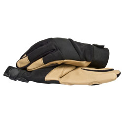 BlackCanyon Outfitters Flex Back and Leather Grip Work Gloves