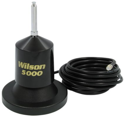 Wilson W5000 Series Magnet Mount Mobile CB Antenna Kit & 62.5" Whip