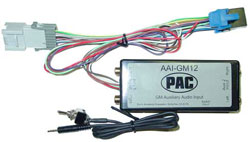 PAC Factory Radio Auxiliary Audio Input, 2003 GM Class II
